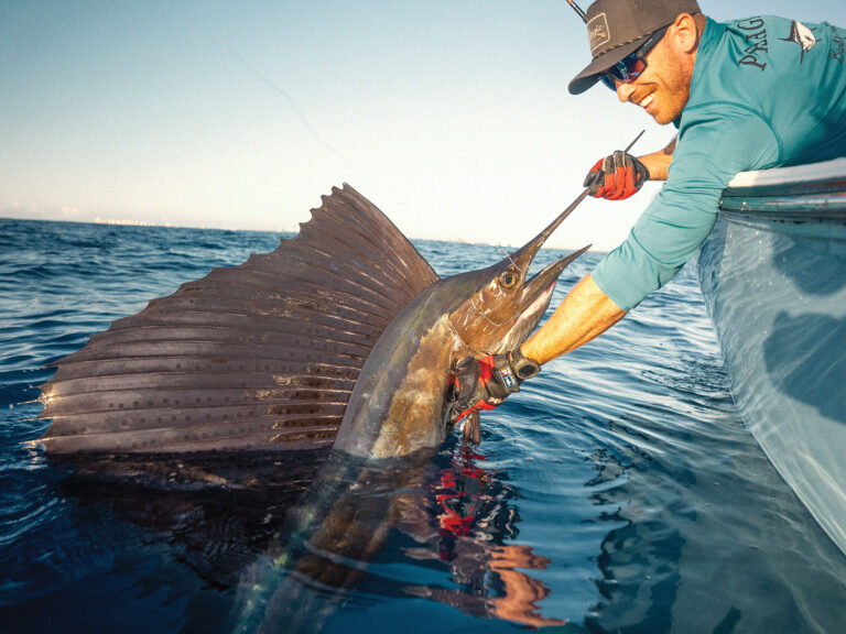 Catching a billfish in the Keys