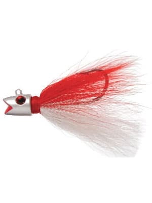 Bucktail Jig Head Fishing Lure Artificial Wobbler Bait With Hook for