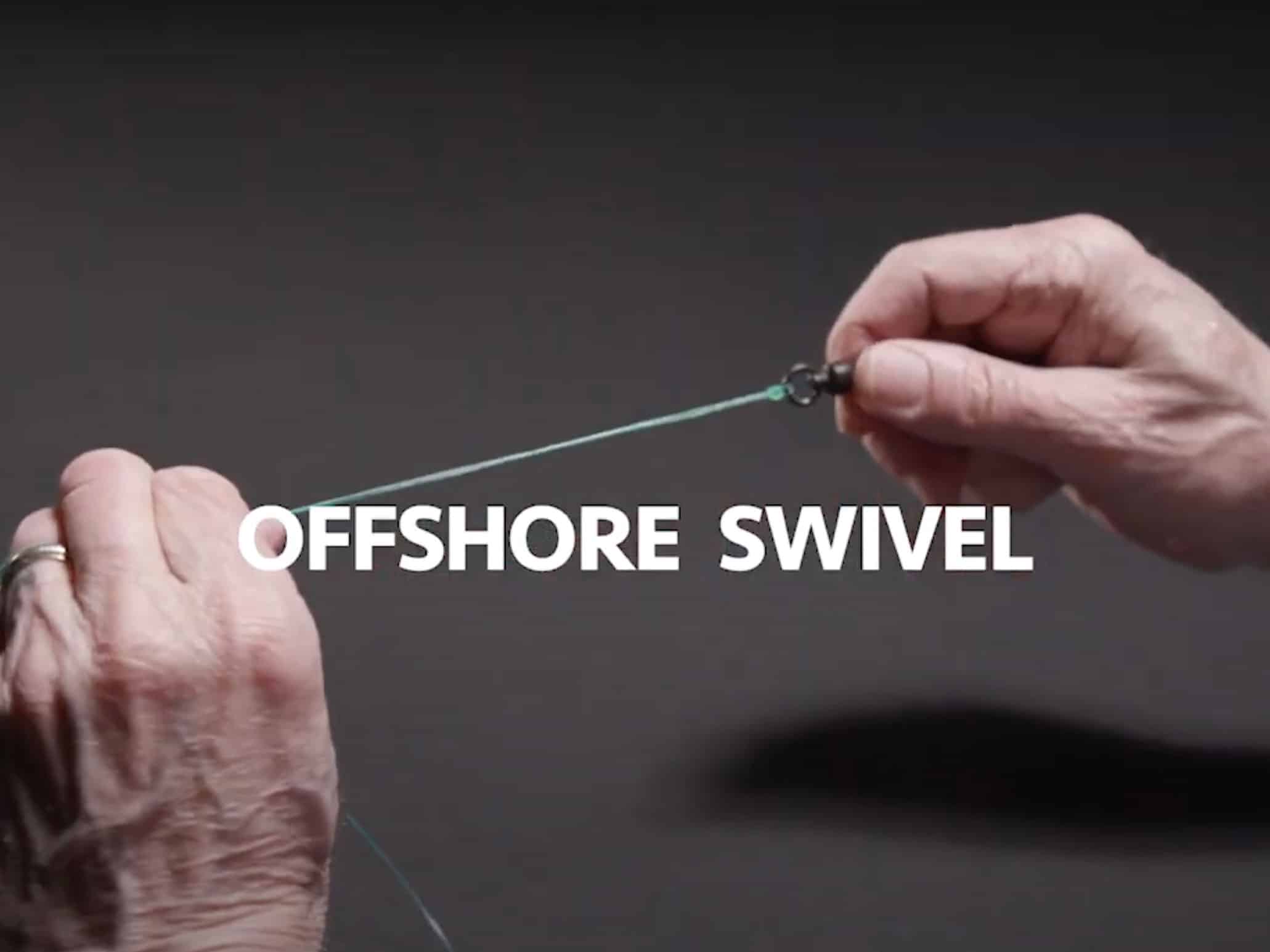 use of offshore snap swivels