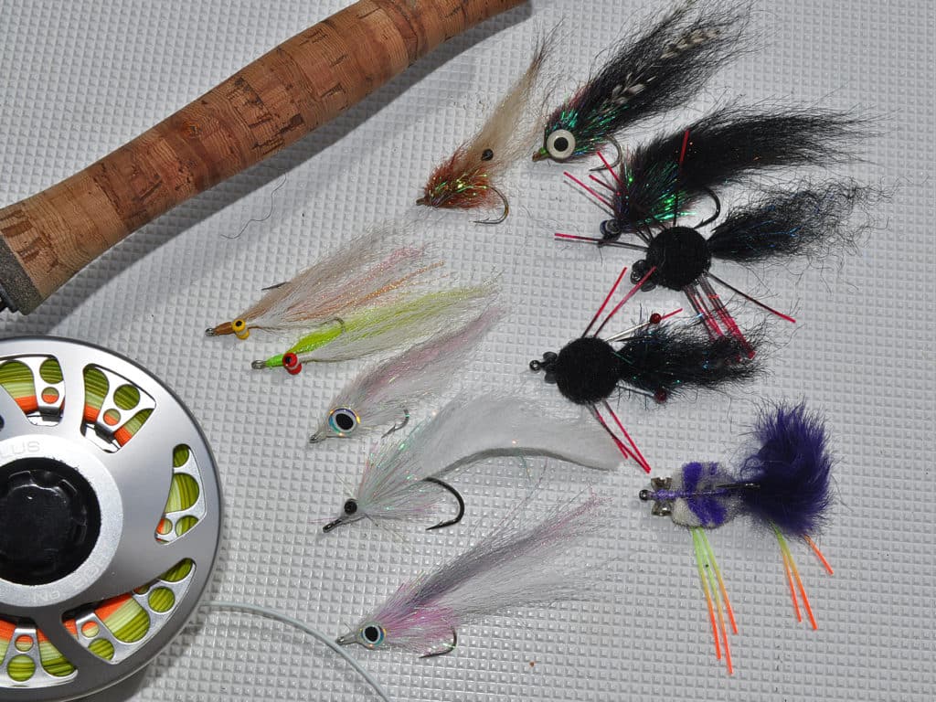 Big Eye Tarpon Fly Red and Grizzly - The Trout Spot