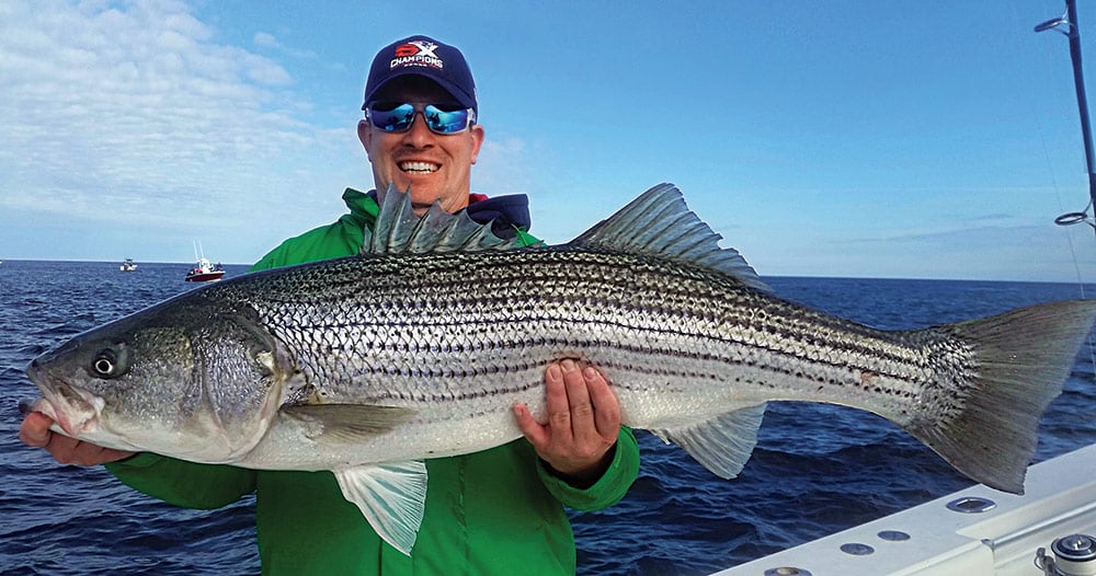 Circle hooks required when fishing for striped bass in the ocean