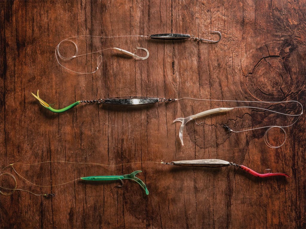 Bucktail Teasers Fishing Hook Saltwater Fishing Lures Fluke Rig