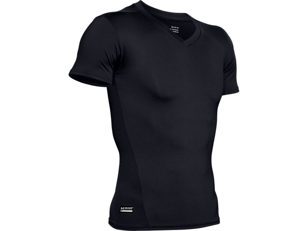 Under Armour Tactical HeatGear Compression V-Neck Short-Sleeve T-Shirt