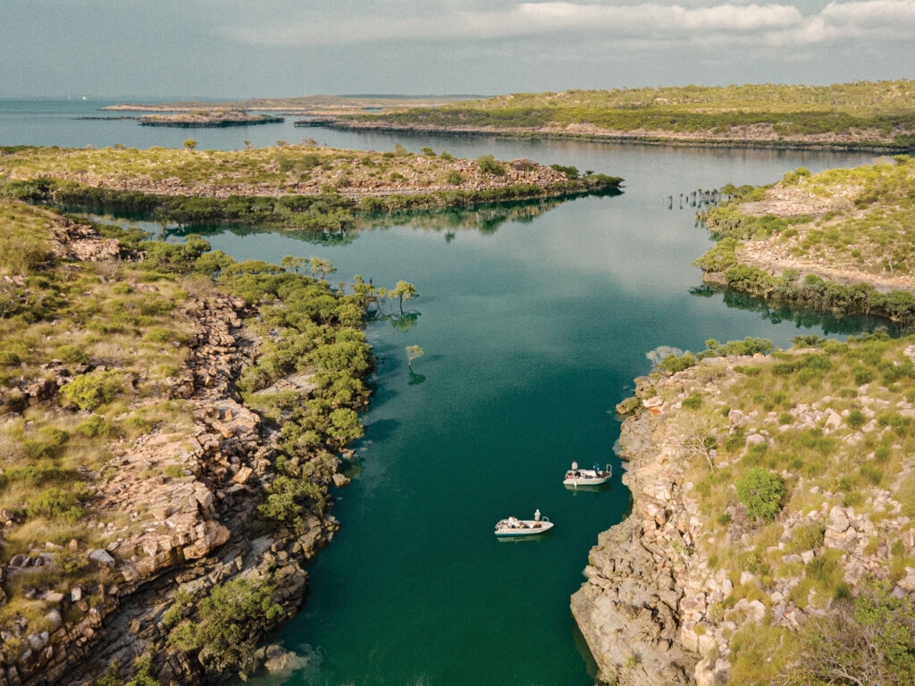 Fishing near Kuri Bay