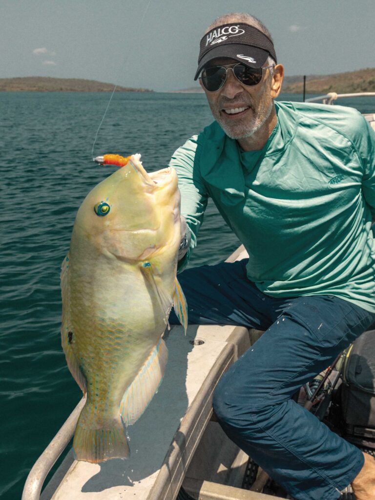 Blackspot tuskfish caught in Kuri