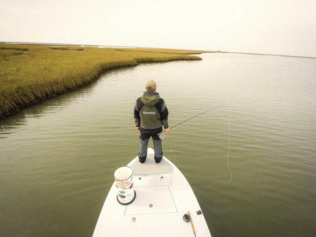 Angler in the Chandeleur Islands