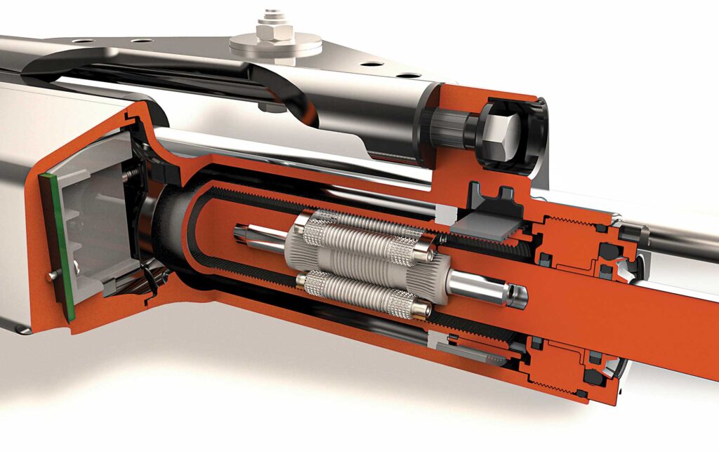 Dometic electric steering cutaway