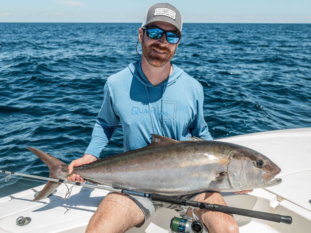 Amberjack caught using a Quantum combo