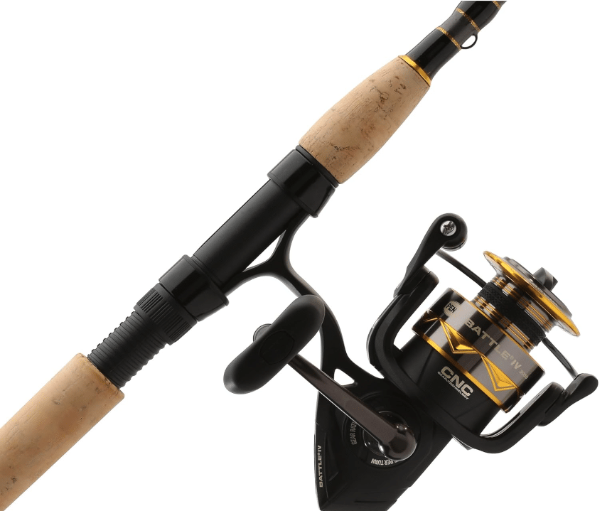 PENN Battle IV Spinning Reel and Fishing Rod Combo