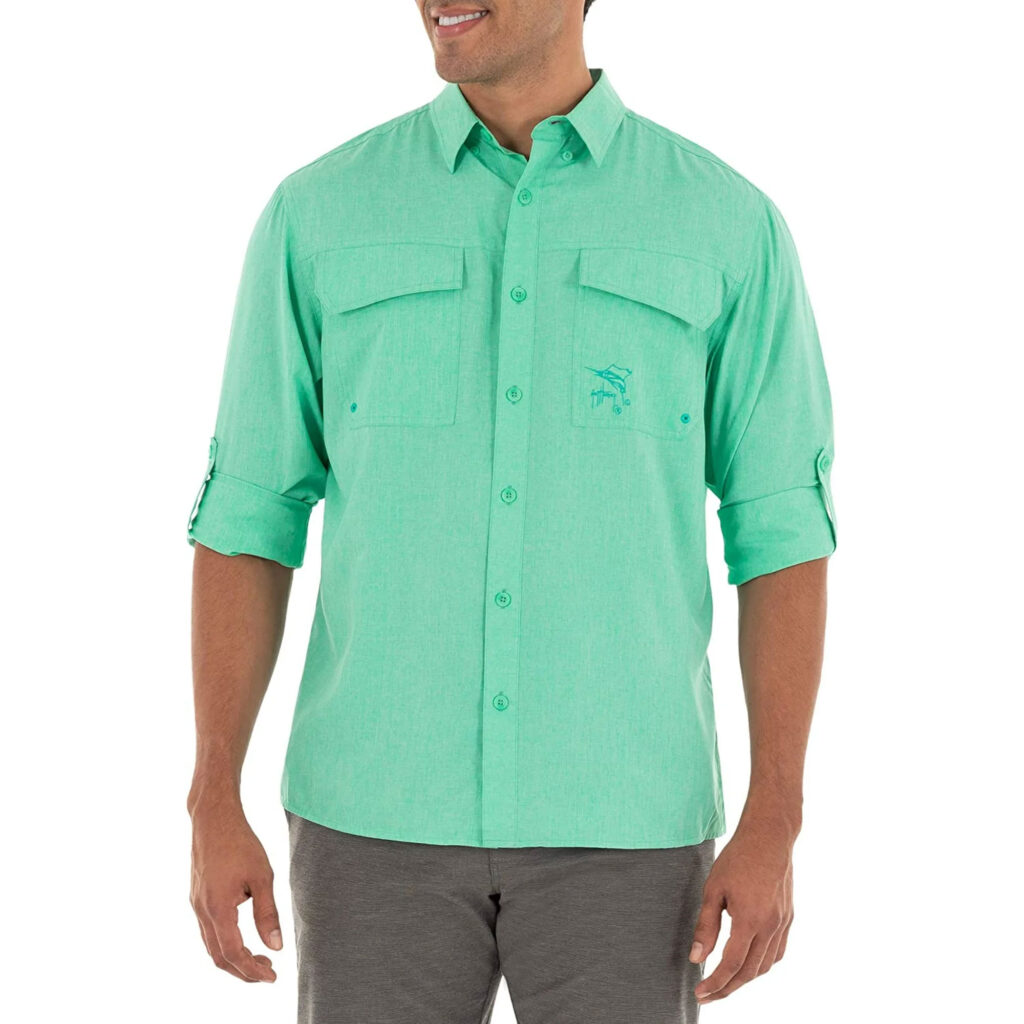 Guy Harvey men’s long sleeve fishing shirt