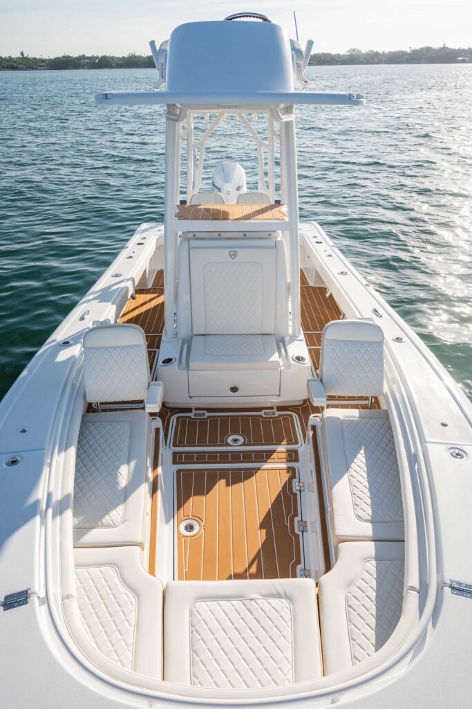 Barker 26 Open bow seating