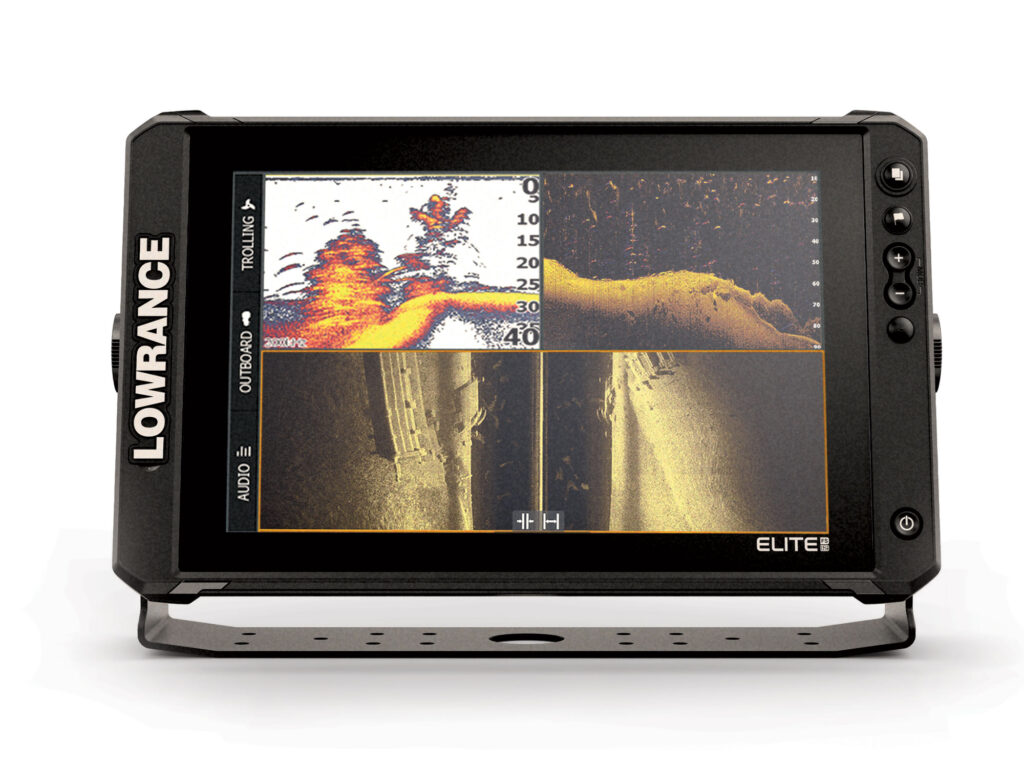 Lowrance Elite FS 10- and 12-inch touchscreen models