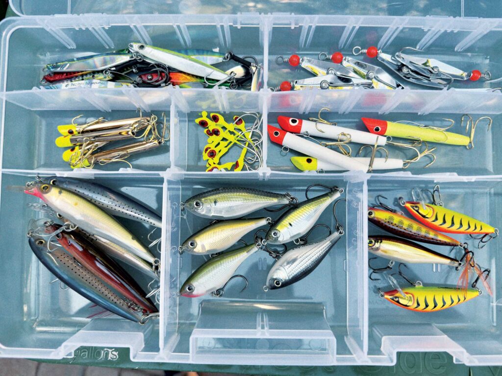 Tackle for trolling inshore