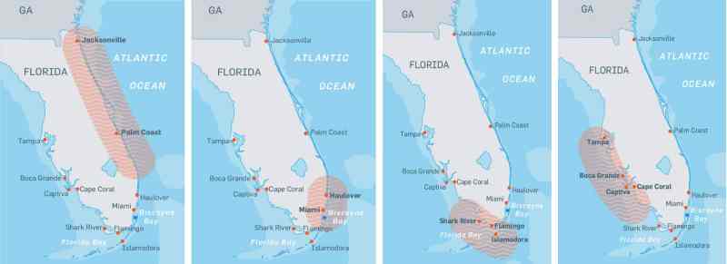 Tarpon fishing map for Florida