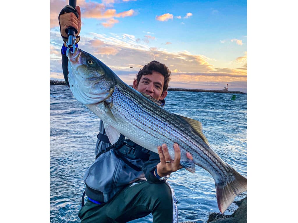 How To Fish For Striped Bass & Bluefish With Wire Line On Cape Cod