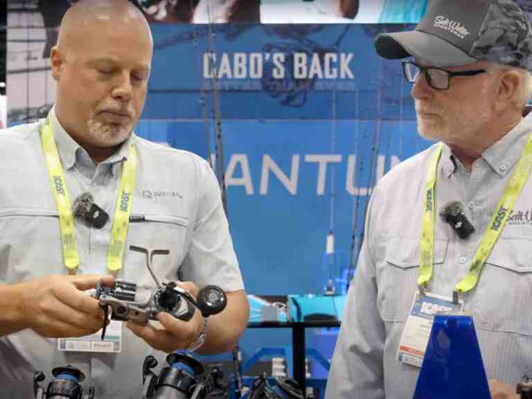 SWS725-ICAST-Quantum New Quantum Cabo fishing reel at ICAST