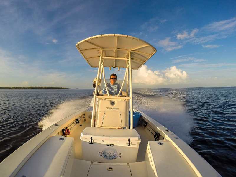 Pathfinder 2300 running out to fish