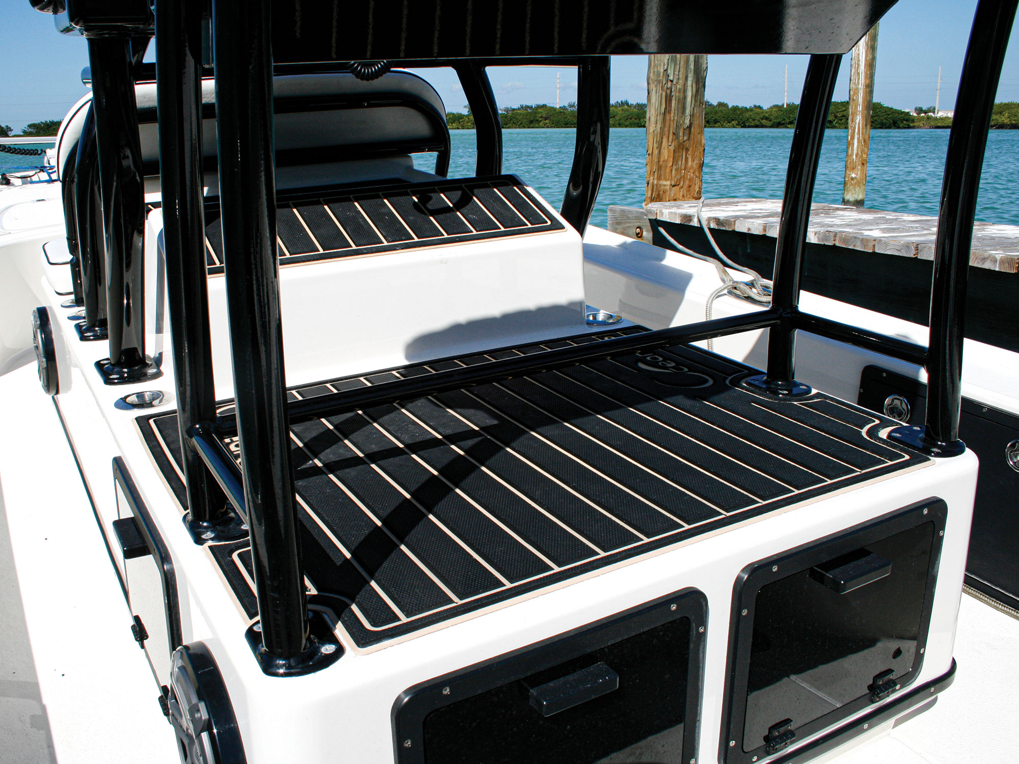 Nonskid on a center console