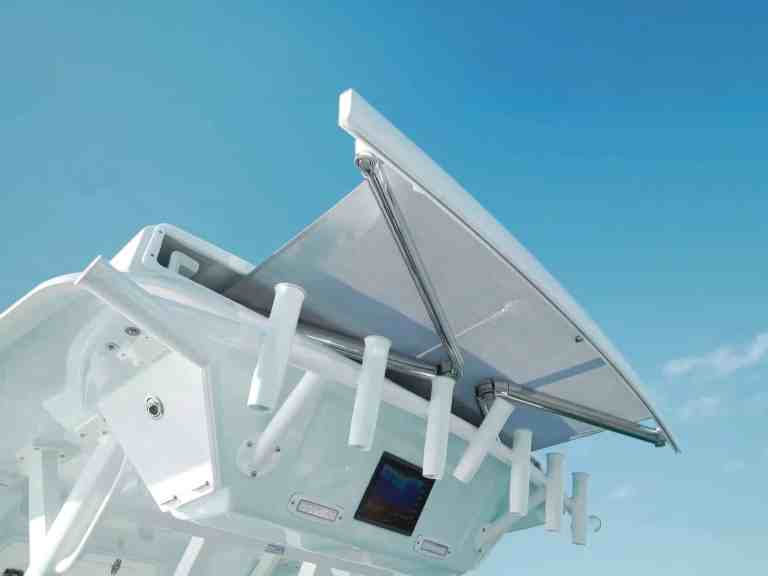 SWS426-Shade-1 SureShade boat shade deployed