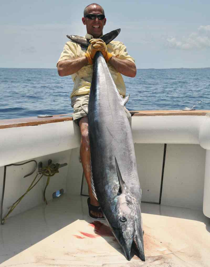Large fish on the boat